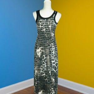Karen Kane Womens Leopard Size XL Tiered Long Maxi Dress